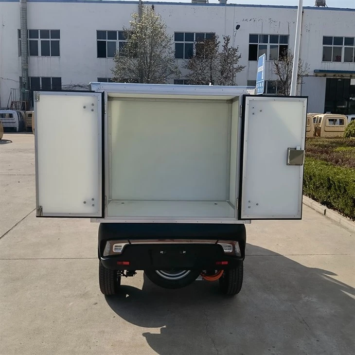 L5e China Pedal Cargo Tricycle New Energy Electric Delivery Vehicle With Van Box For Sale