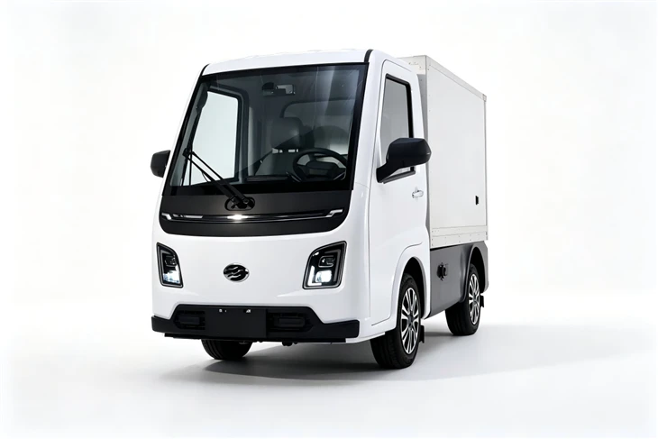 Electric Cargo Box Truck For Courier And Parcel Delivery Electric Cargo Box Truck For Courier And Parcel Delivery